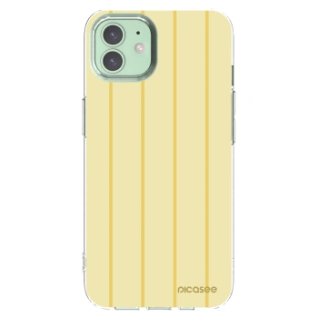 Picasee silikonový průhledný obal pro Apple iPhone 12 - Liquid sunshine