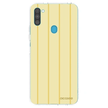 Picasee silikonový průhledný obal pro Samsung Galaxy M11 - Liquid sunshine