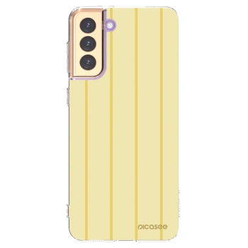 Picasee silikonový průhledný obal pro Samsung Galaxy S21+ 5G G996F - Liquid sunshine