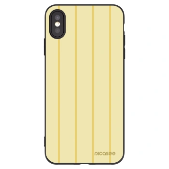 Picasee silikonový černý obal pro Apple iPhone XS Max - Liquid sunshine