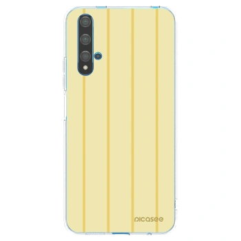 Picasee silikonový průhledný obal pro Huawei Nova 5T - Liquid sunshine