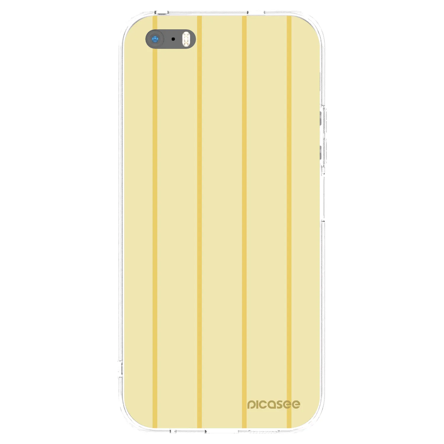 Picasee silikonový průhledný obal pro Apple iPhone 5/5S/SE - Liquid sunshine