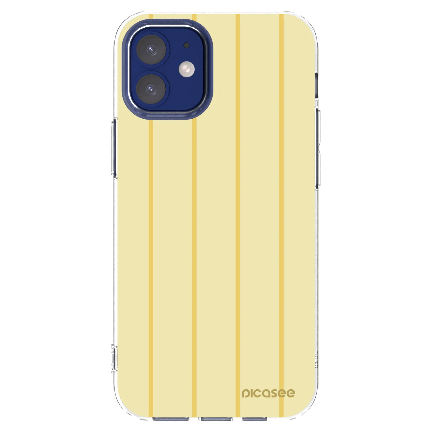 Picasee silikonový průhledný obal pro Apple iPhone 12 mini - Liquid sunshine