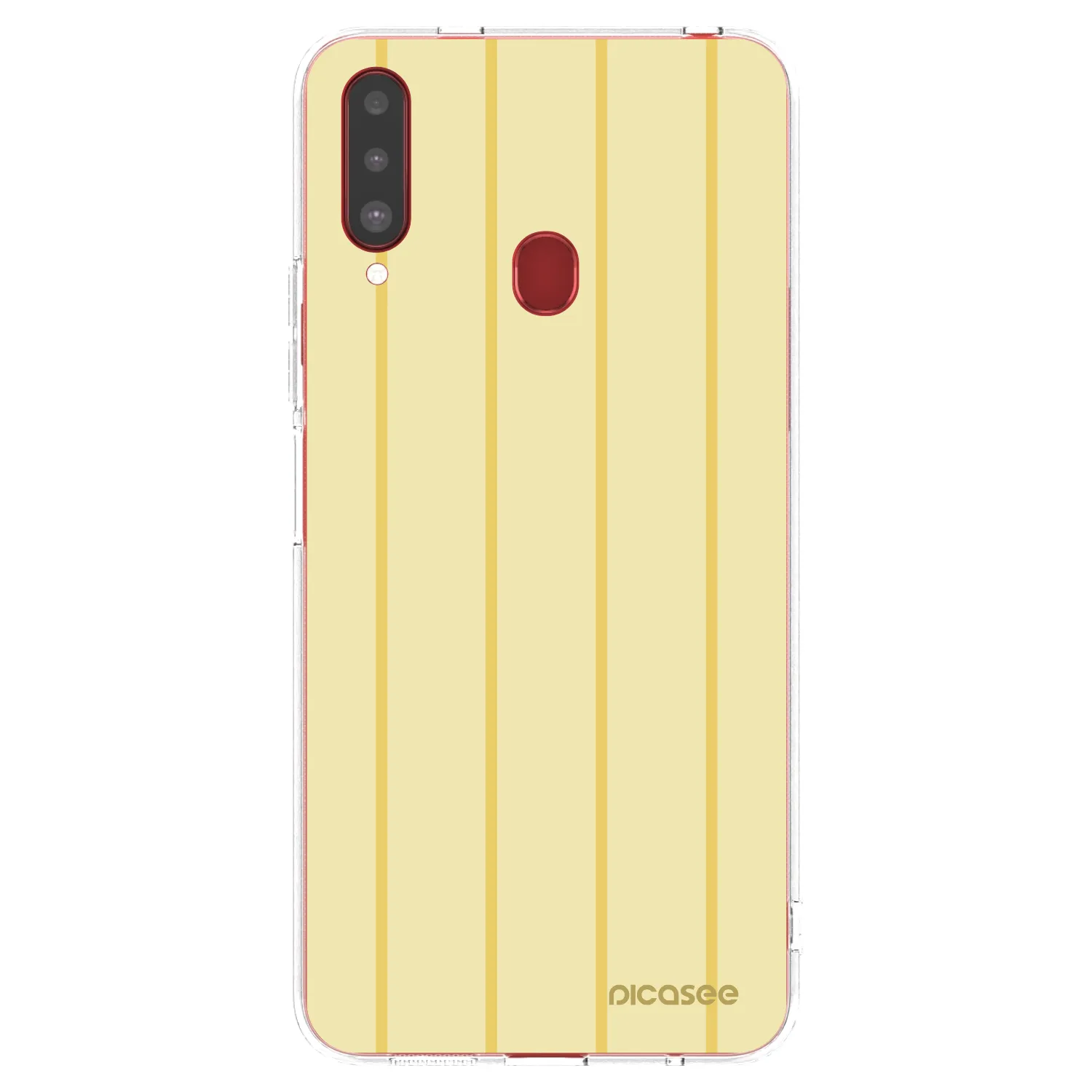 Picasee silikonový průhledný obal pro Samsung Galaxy A20s - Liquid sunshine