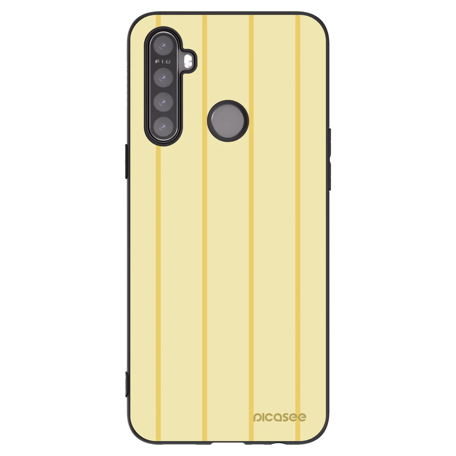 Picasee silikonový černý obal pro Realme 5 - Liquid sunshine
