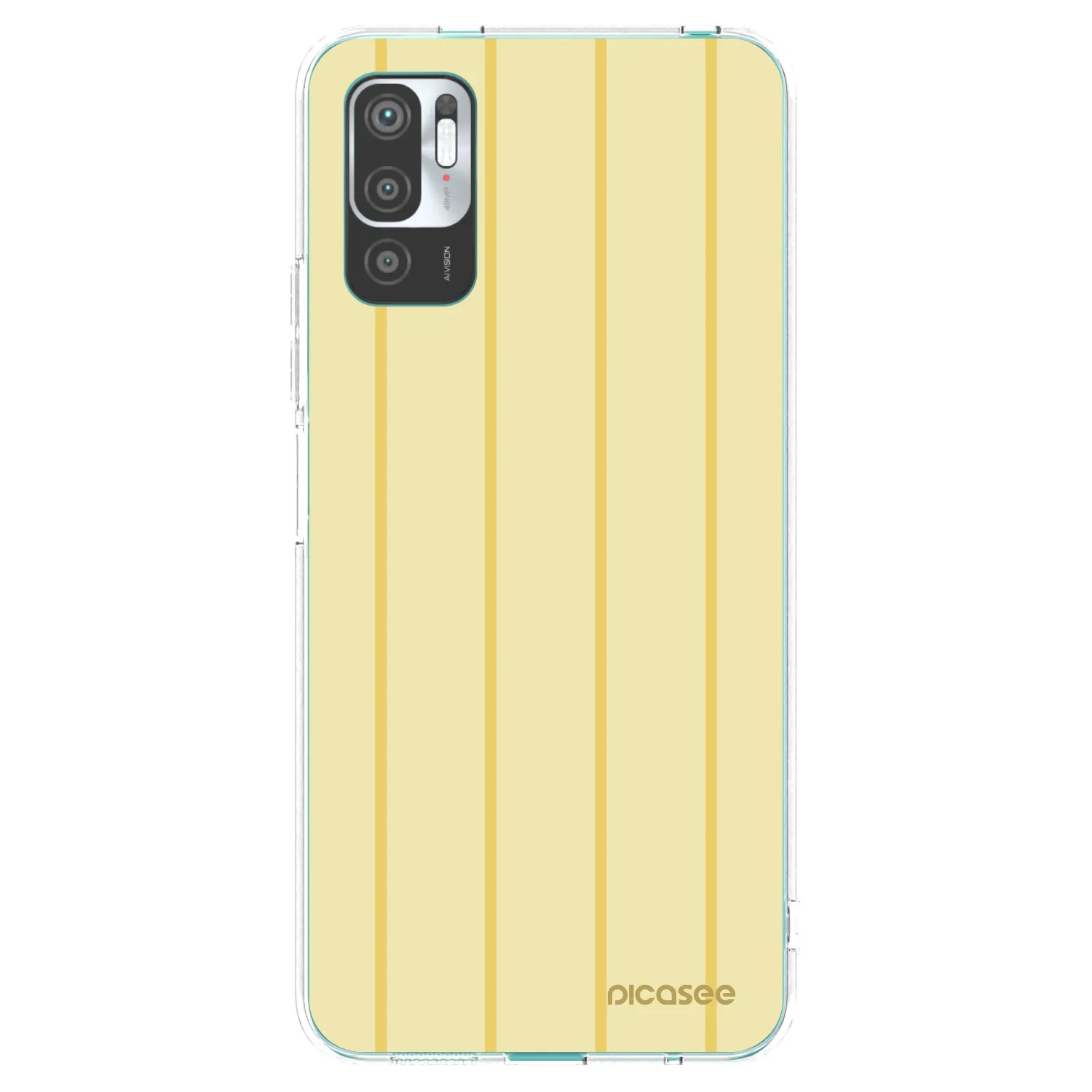 Picasee silikonový průhledný obal pro Xiaomi Redmi Note 10 5G - Liquid sunshine