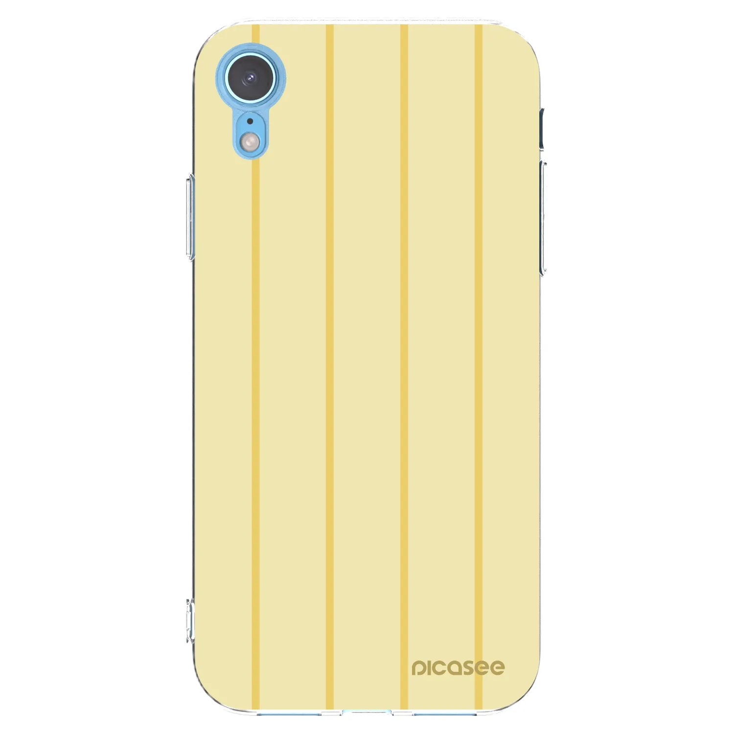 Picasee silikonový průhledný obal pro Apple iPhone XR - Liquid sunshine