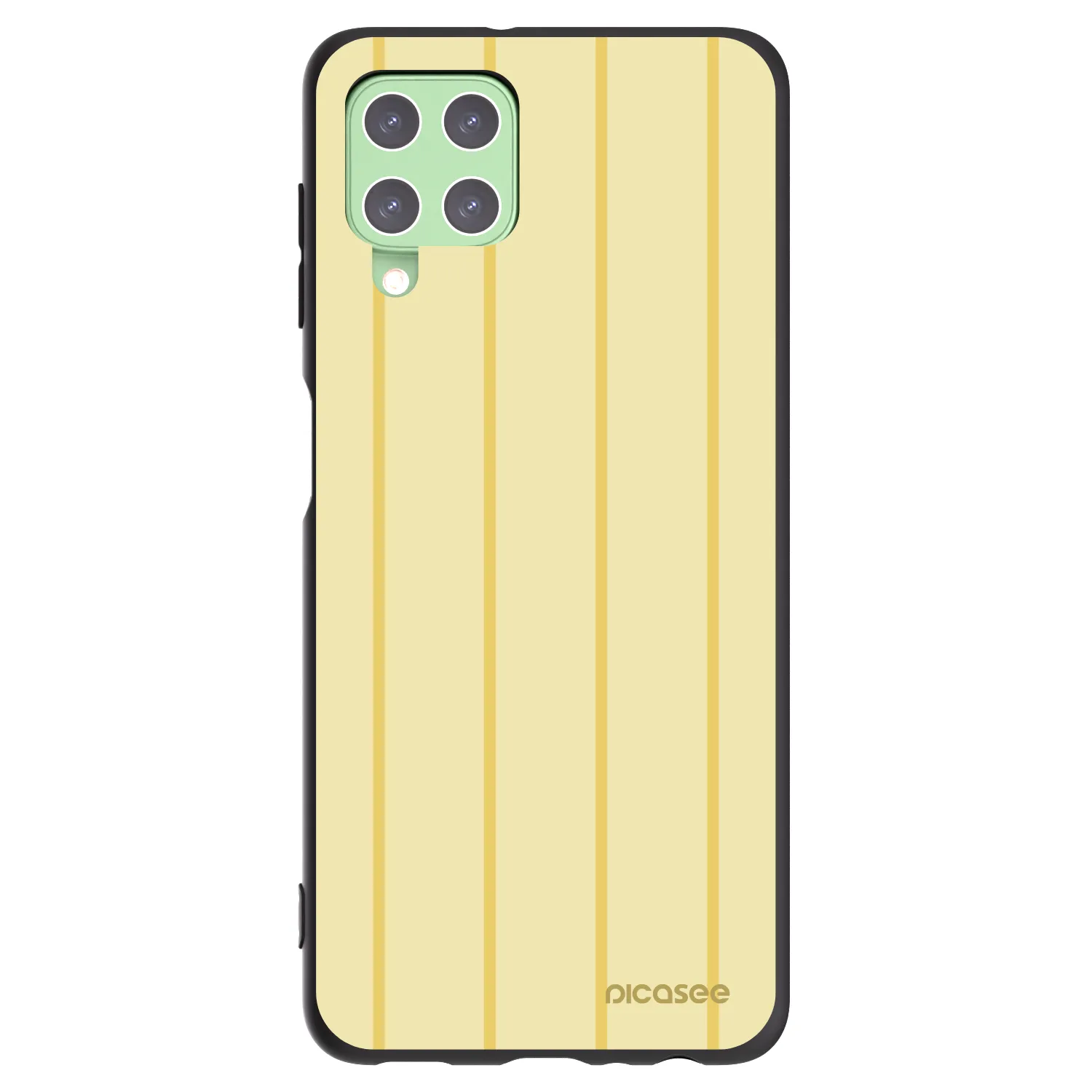 Picasee silikonový černý obal pro Samsung Galaxy A22 A225F 4G - Liquid sunshine
