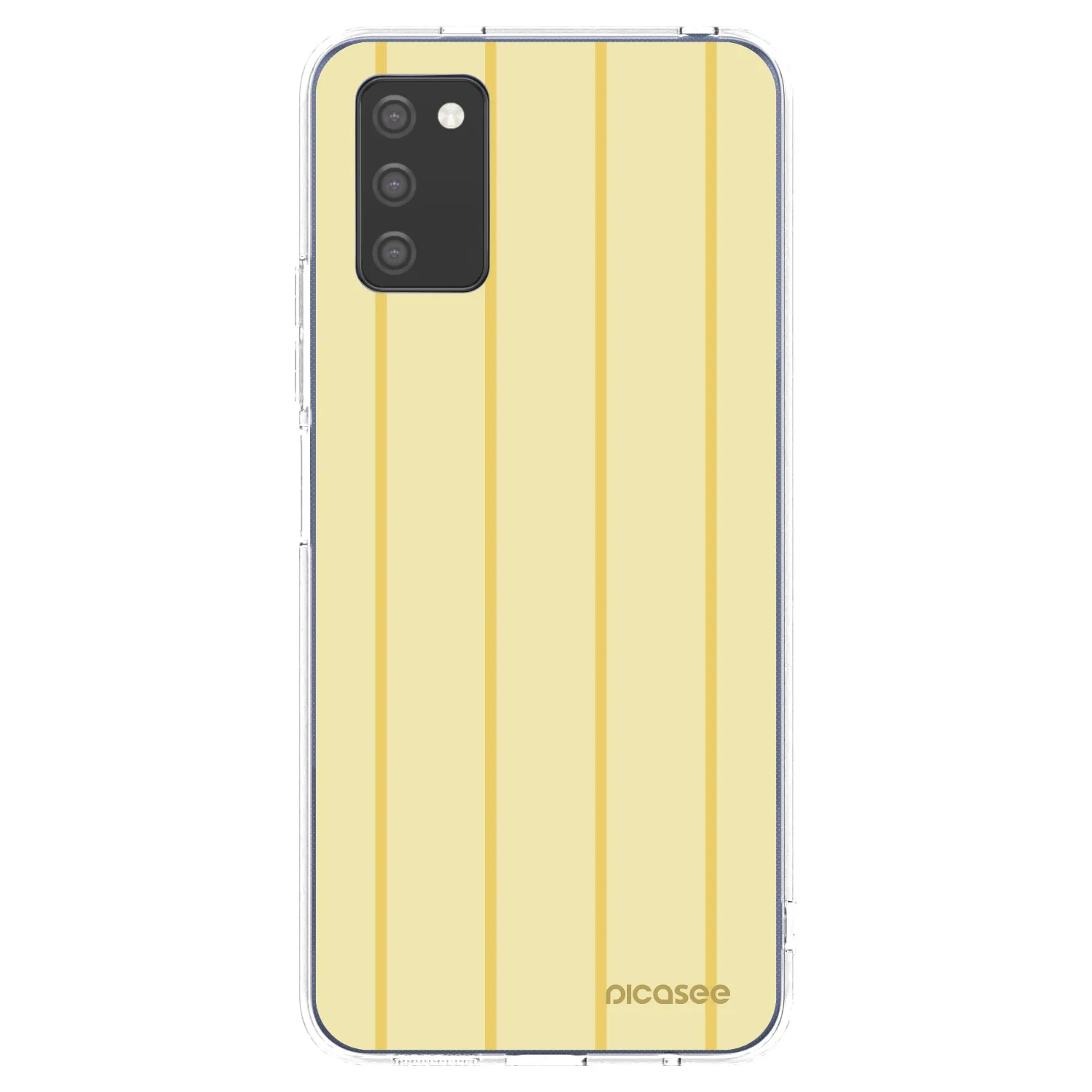 Picasee silikonový průhledný obal pro Samsung Galaxy A03s A037G - Liquid sunshine