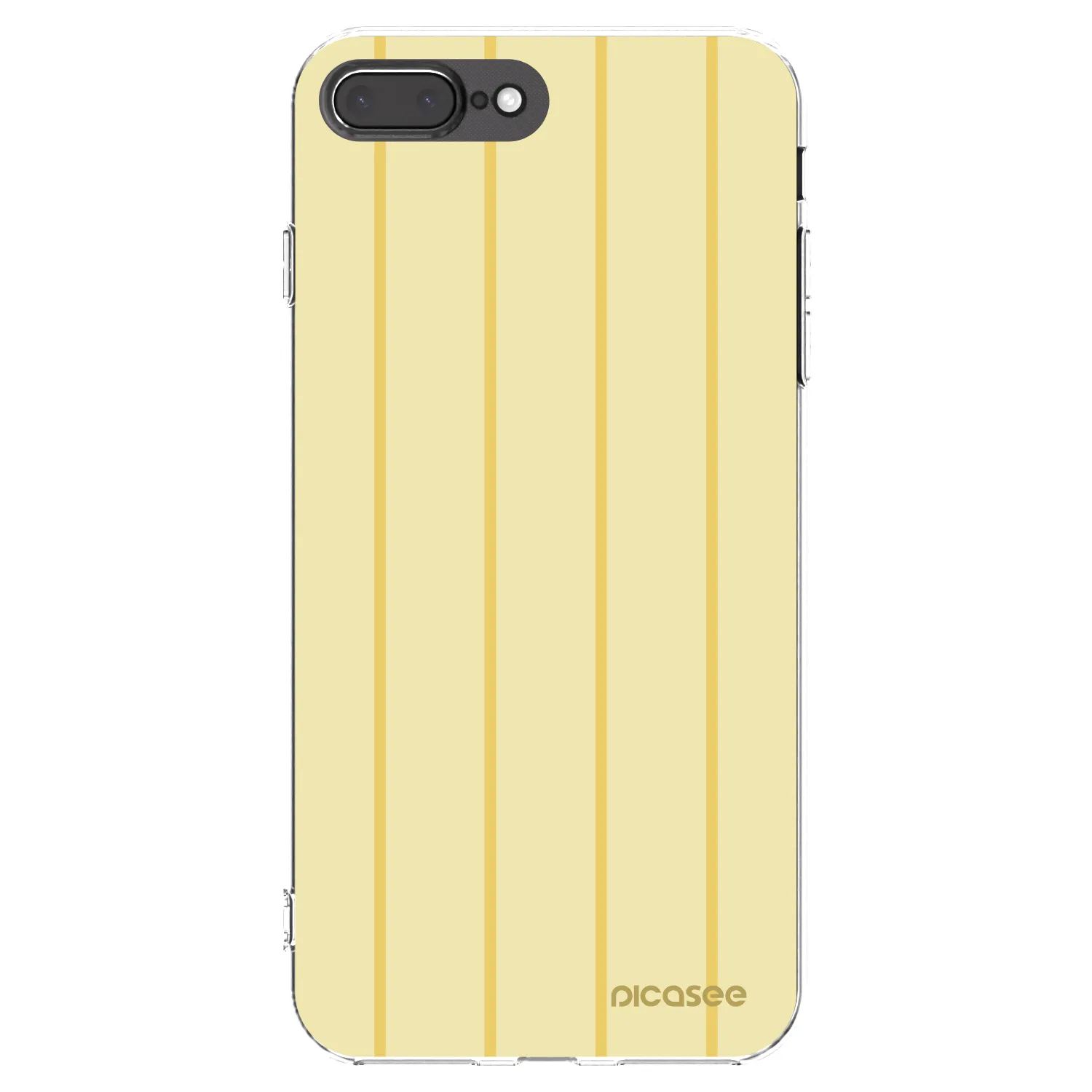 Picasee silikonový průhledný obal pro Apple iPhone 8 Plus - Liquid sunshine