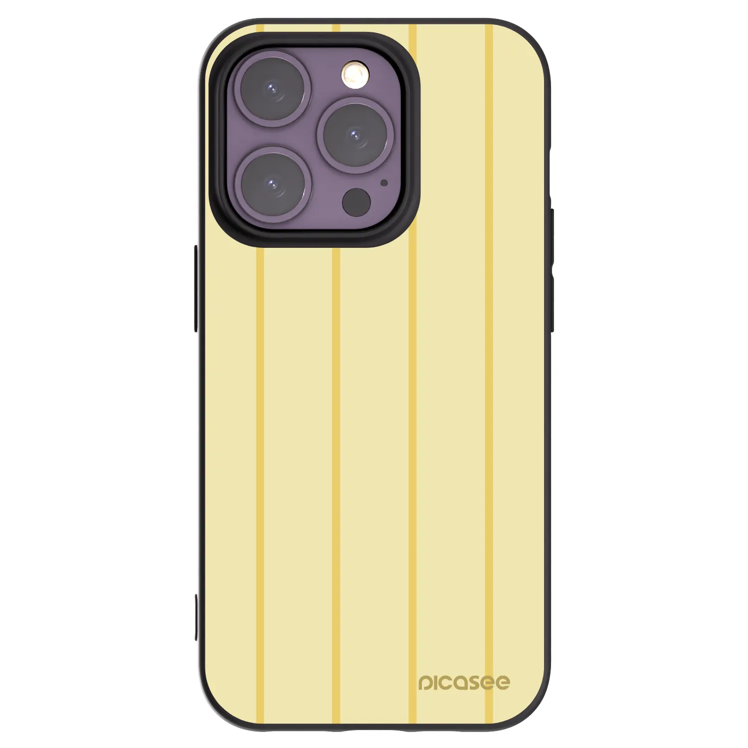 Picasee silikonový černý obal pro Apple iPhone 14 Pro - Liquid sunshine