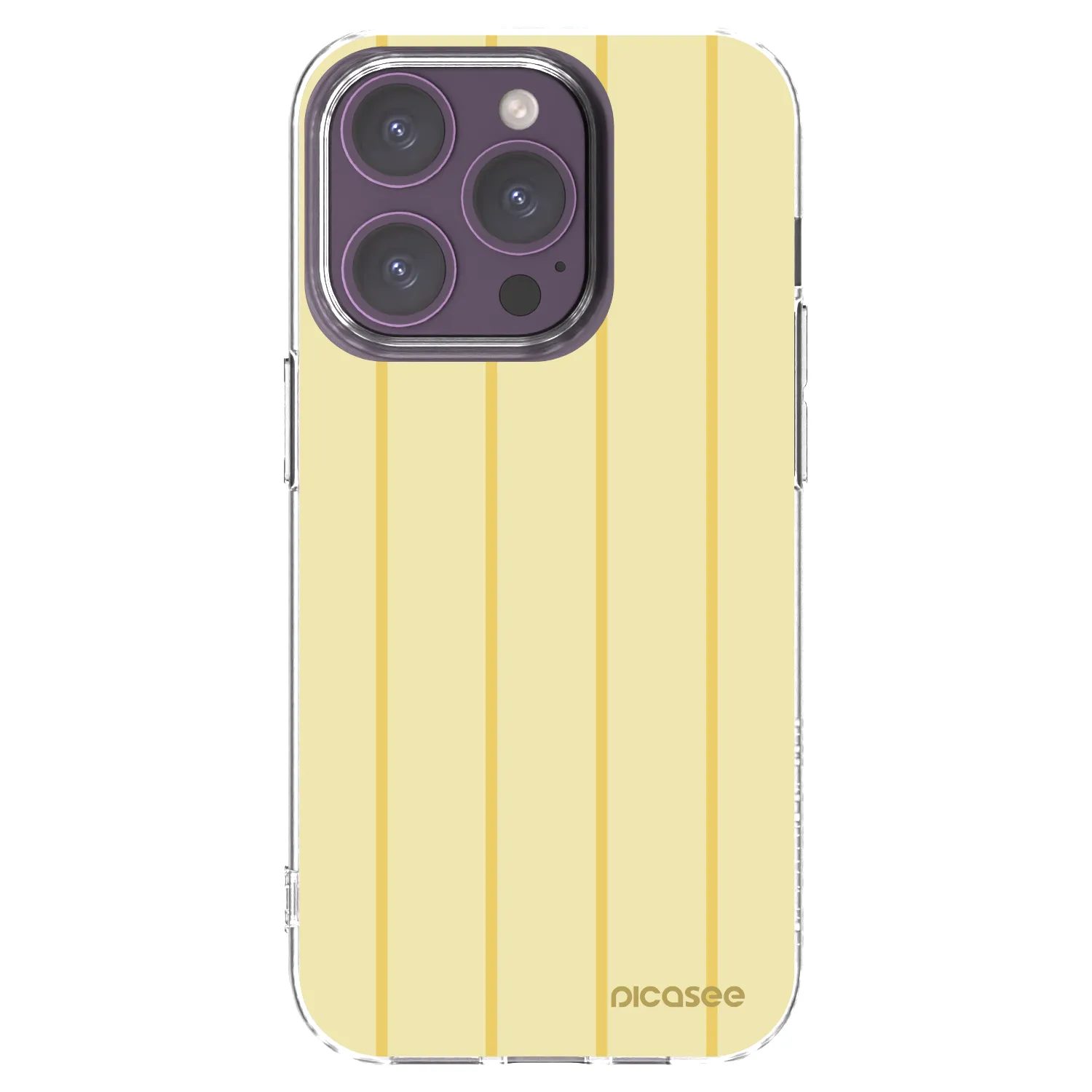 Picasee silikonový průhledný obal pro Apple iPhone 14 Pro - Liquid sunshine