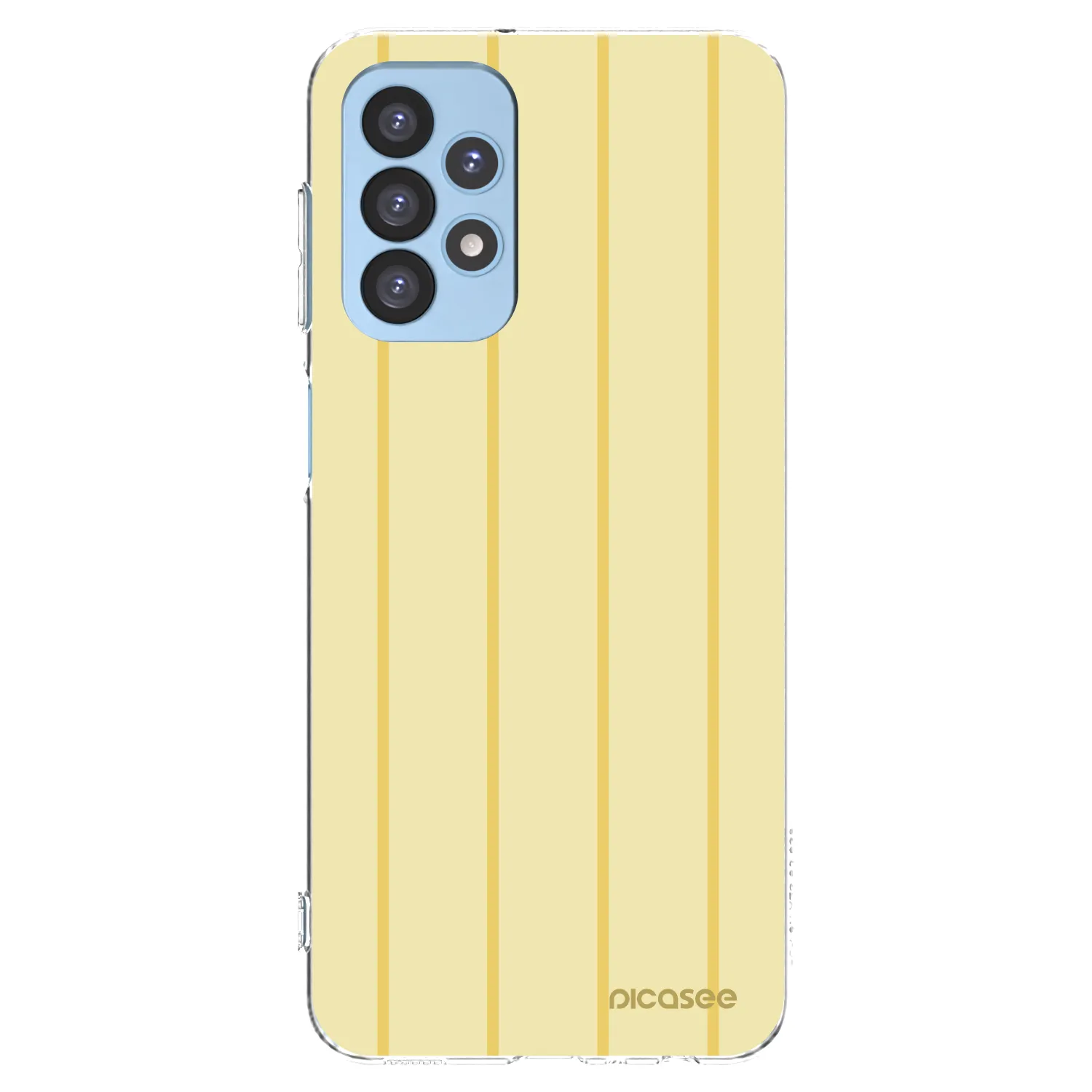 Picasee silikonový průhledný obal pro Samsung Galaxy A23 A235F 4G - Liquid sunshine