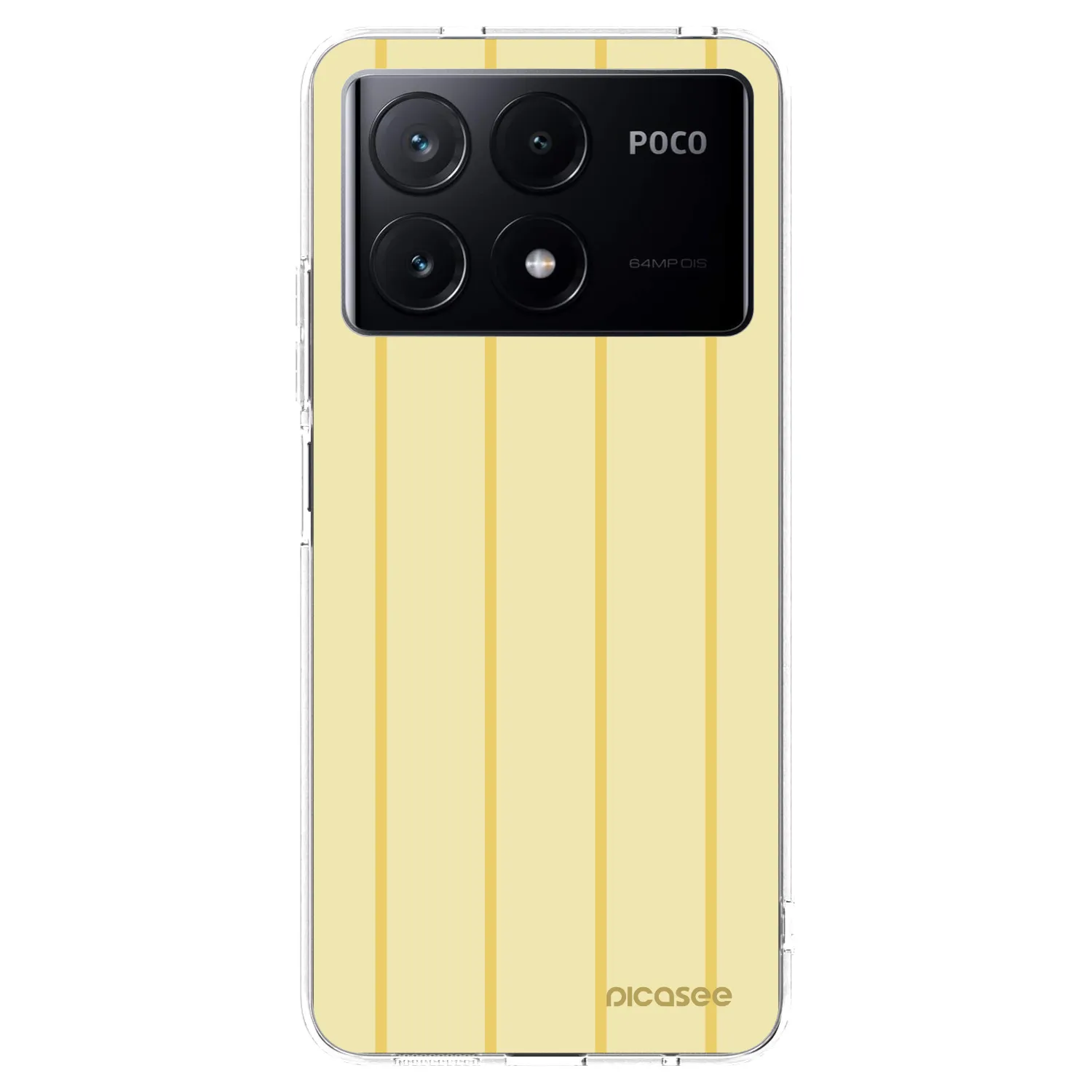 Picasee silikonový průhledný obal pro Xiaomi Poco X6 Pro - Liquid sunshine