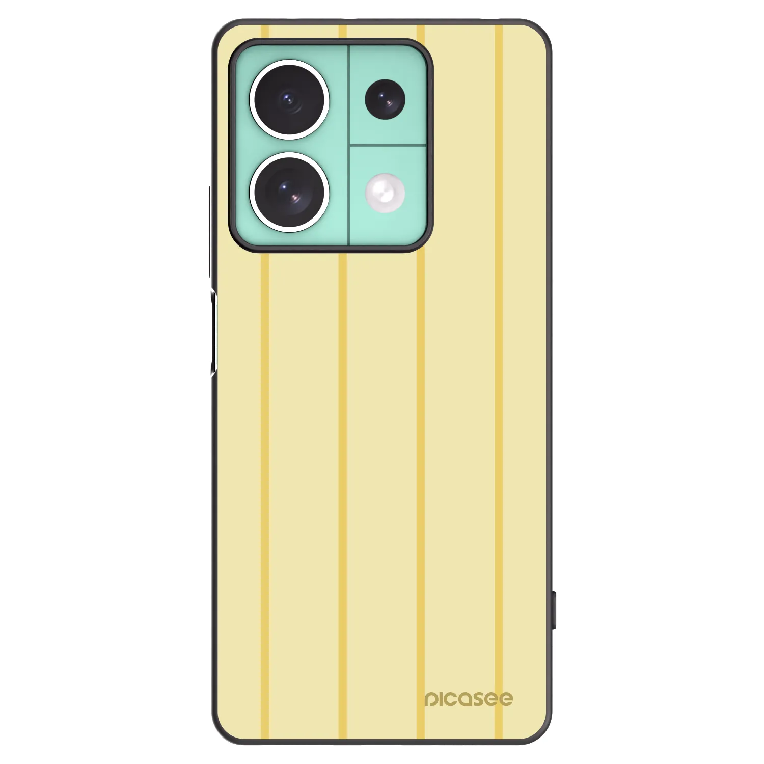 Picasee silikonový černý obal pro Xiaomi Redmi Note 13 5G - Liquid sunshine