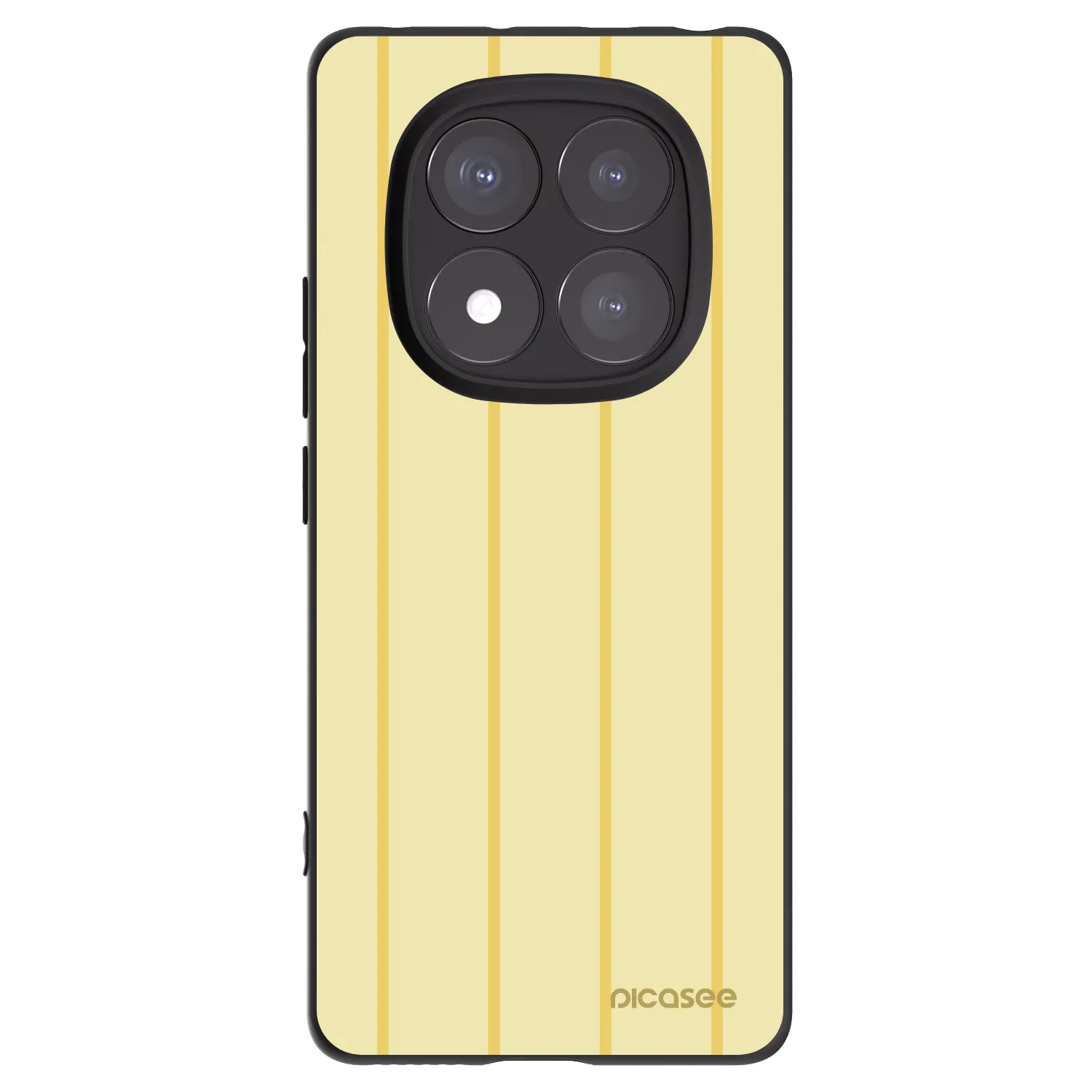 Picasee silikonový černý obal pro Xiaomi Redmi Note 14 Pro+ 5G - Liquid sunshine