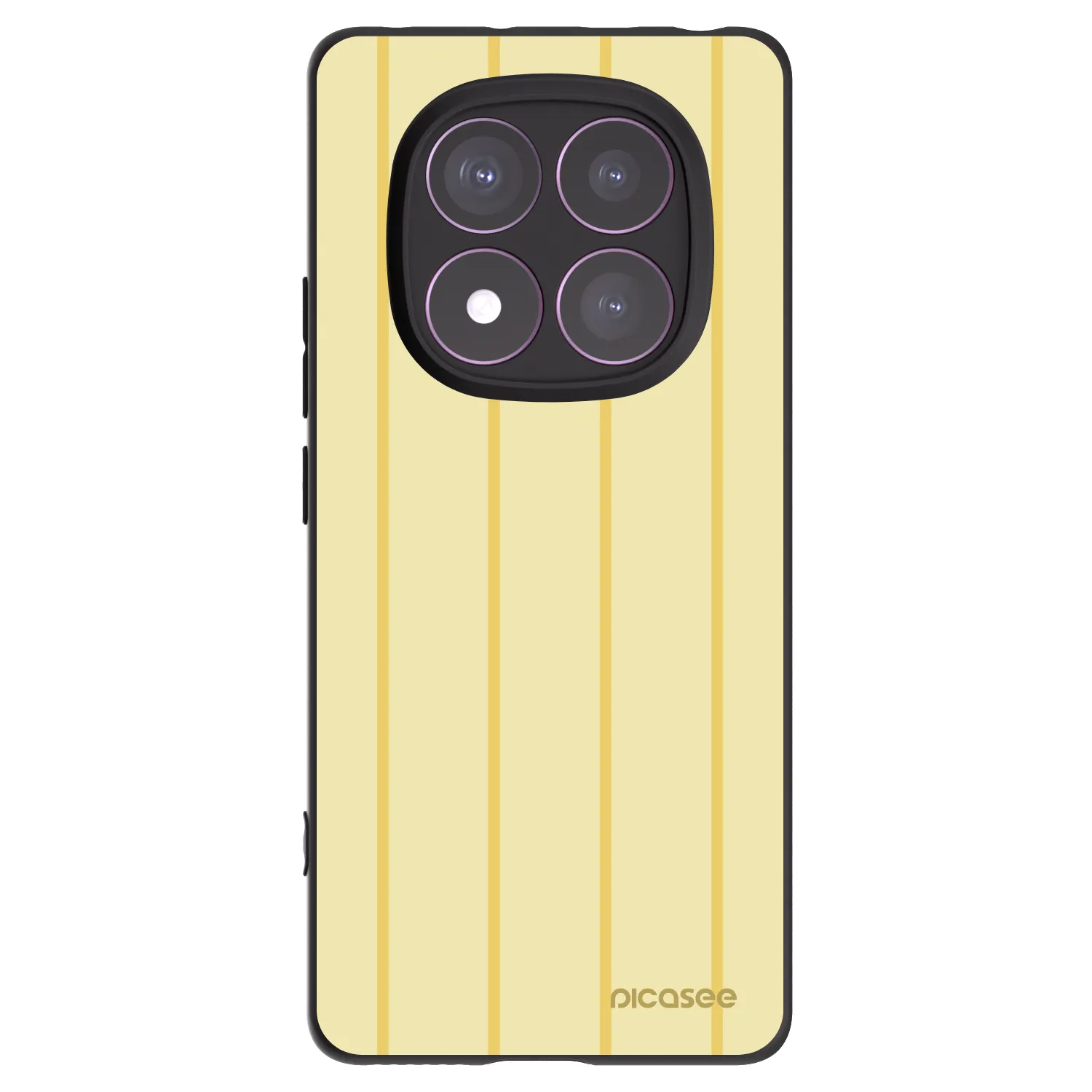 Picasee silikonový černý obal pro Xiaomi Redmi Note 14 Pro 4G - Liquid sunshine
