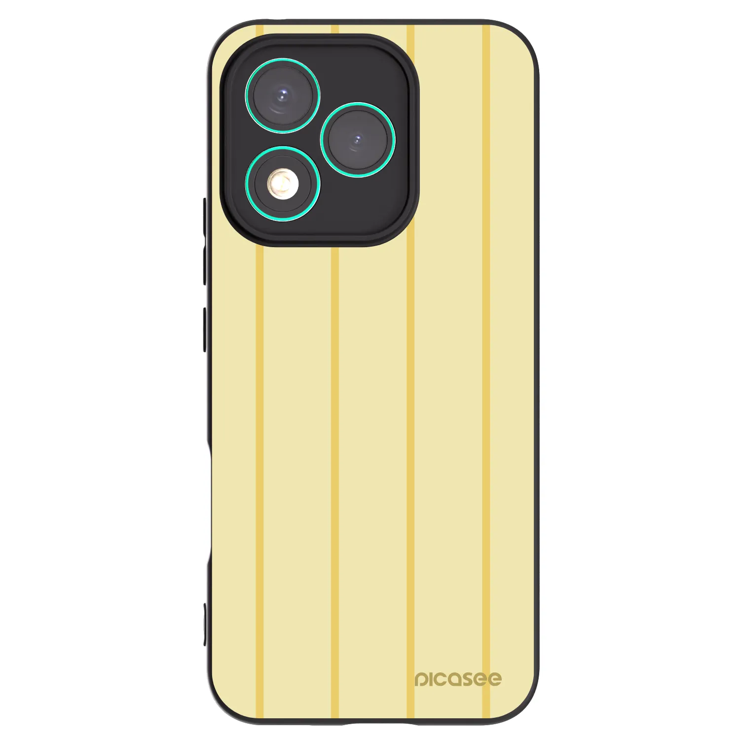 Picasee silikonový černý obal pro Honor 400 Lite 5G - Liquid sunshine