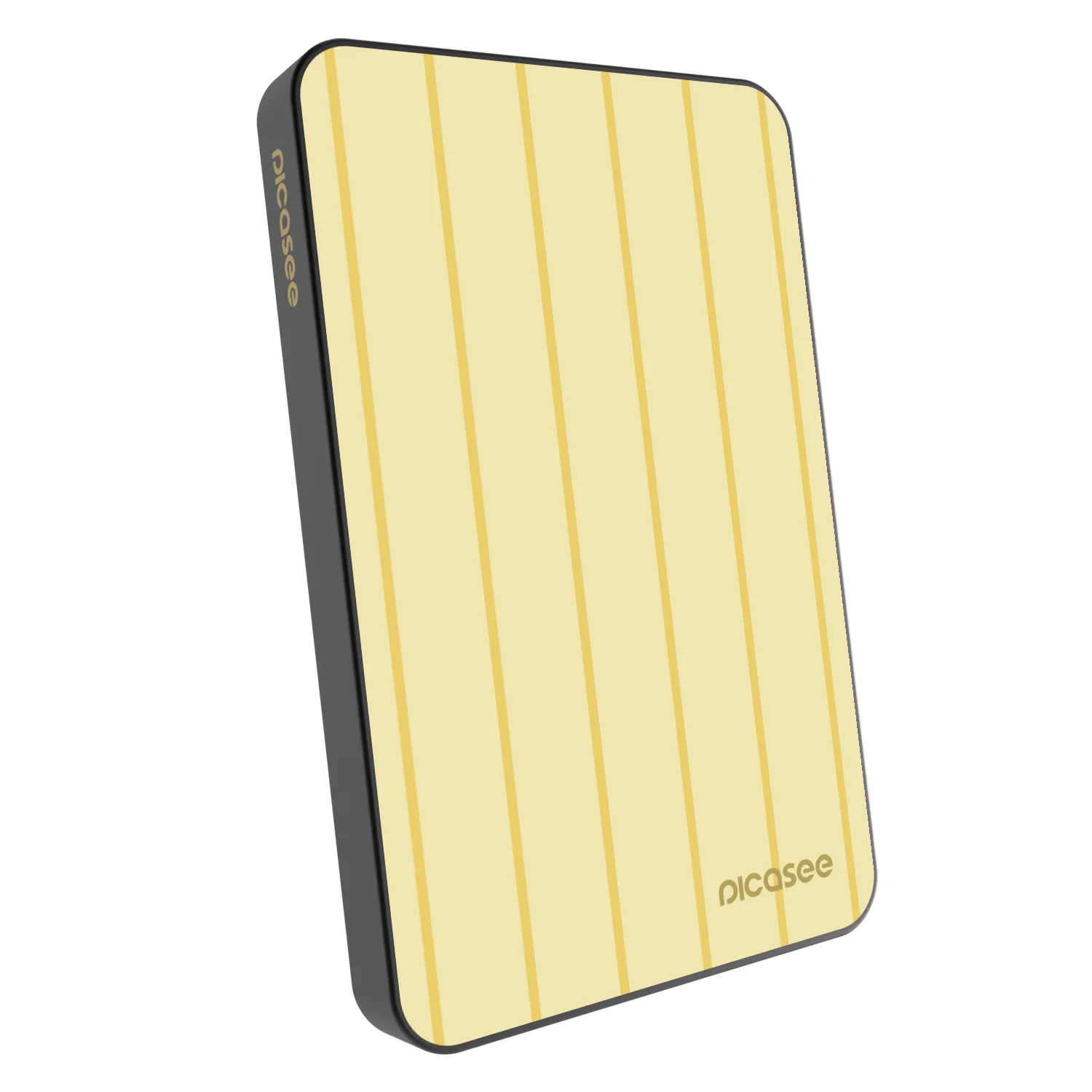 Picasee Powerbanka s MagSafe 5 000 mAh Šedá - Liquid sunshine