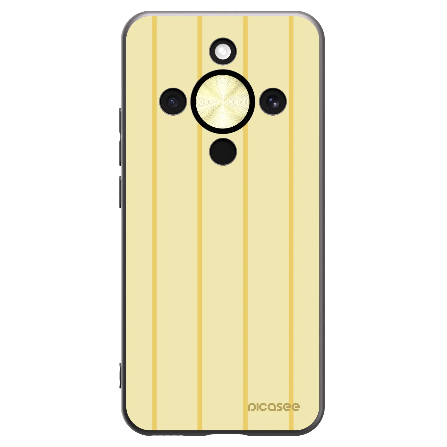 Picasee silikonový černý obal pro Honor Magic8 Lite 5G - Liquid sunshine