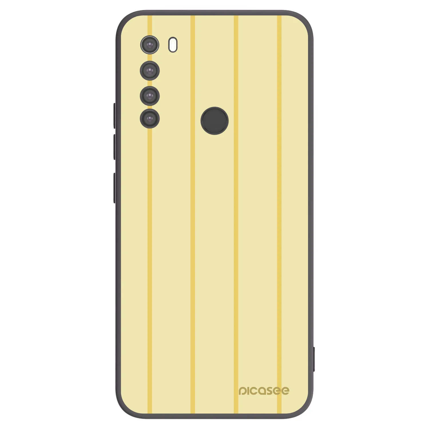 Picasee silikonový černý obal pro Xiaomi Redmi Note 8 - Liquid sunshine