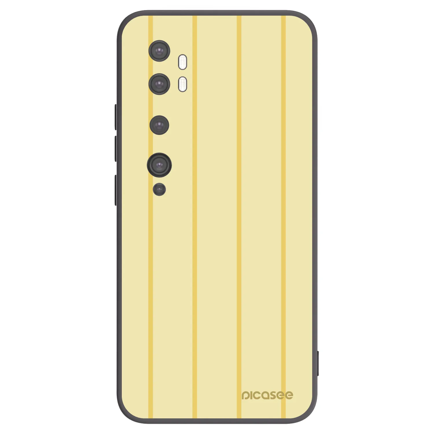 Picasee silikonový černý obal pro Xiaomi Mi Note 10 (Pro) - Liquid sunshine