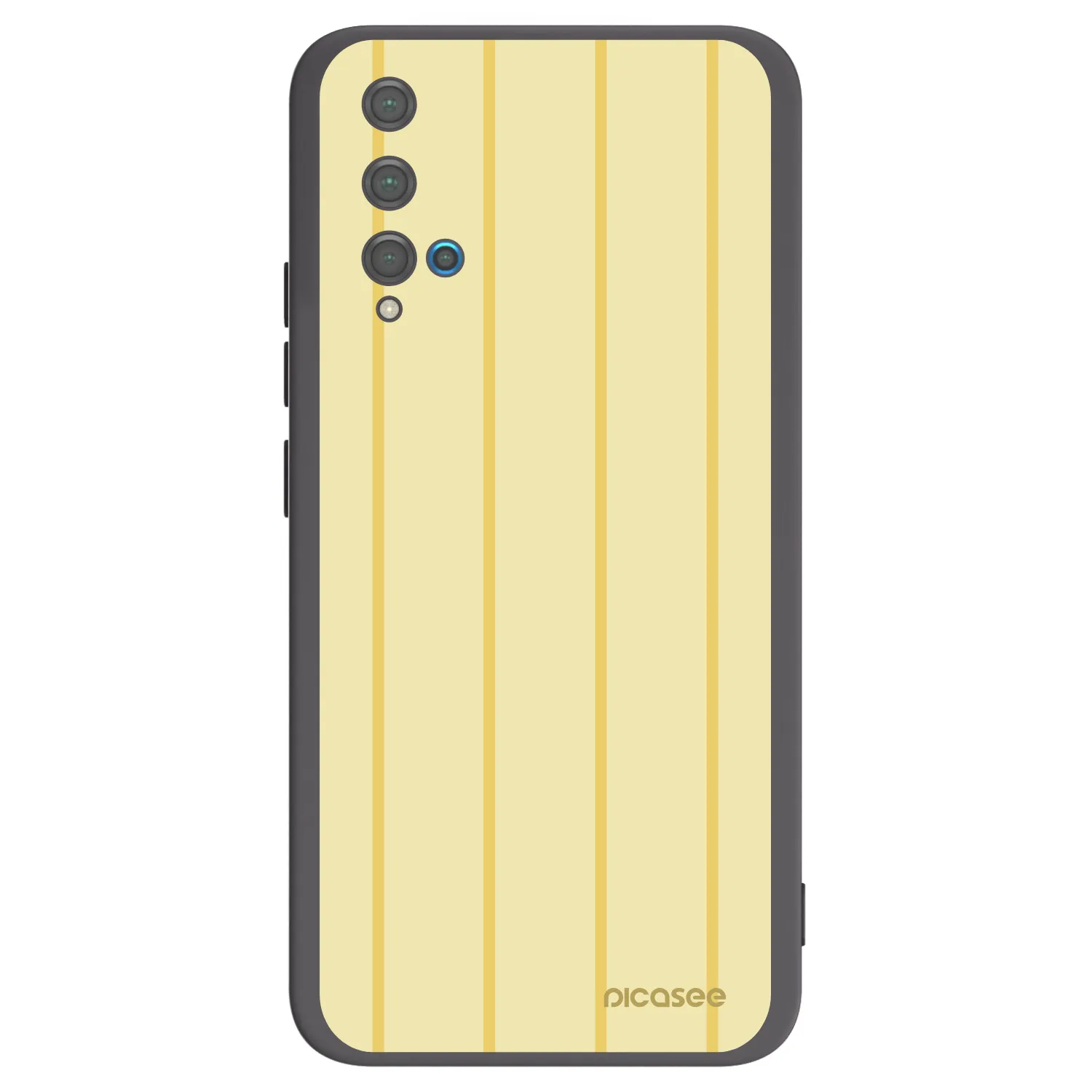 Picasee silikonový černý obal pro Huawei Nova 5T - Liquid sunshine