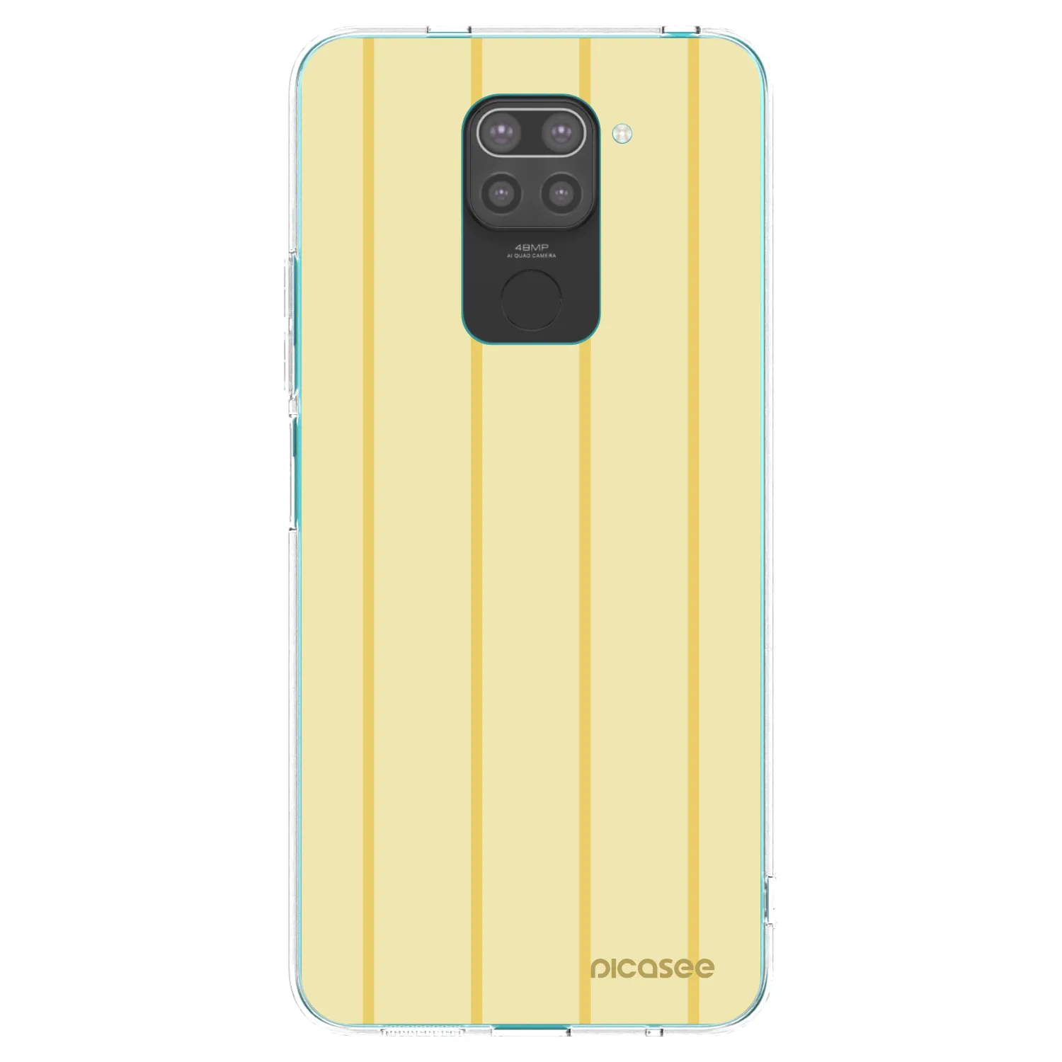 Picasee silikonový černý obal pro Xiaomi Redmi Note 9 - Liquid sunshine