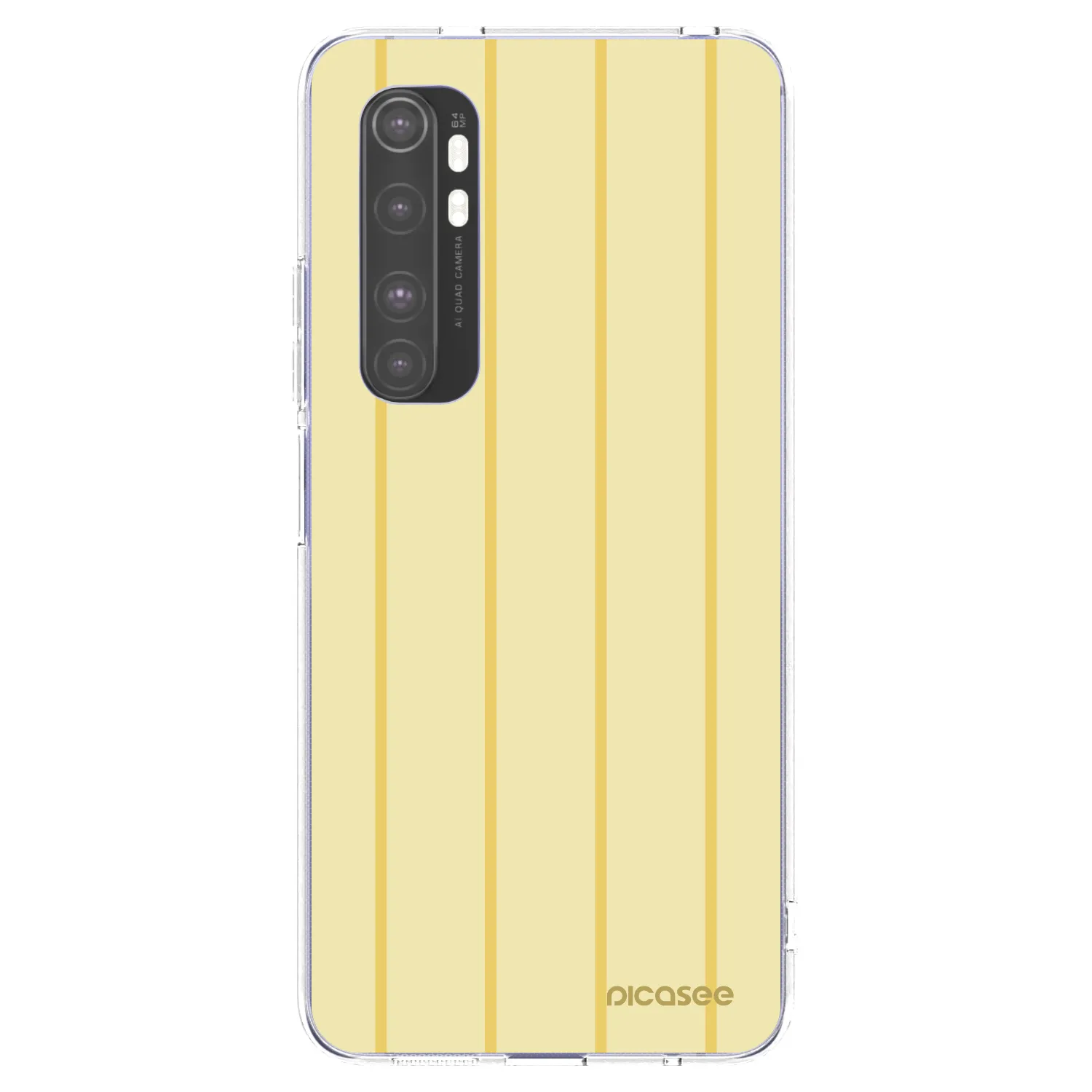 Picasee silikonový průhledný obal pro Xiaomi Mi Note 10 Lite - Liquid sunshine