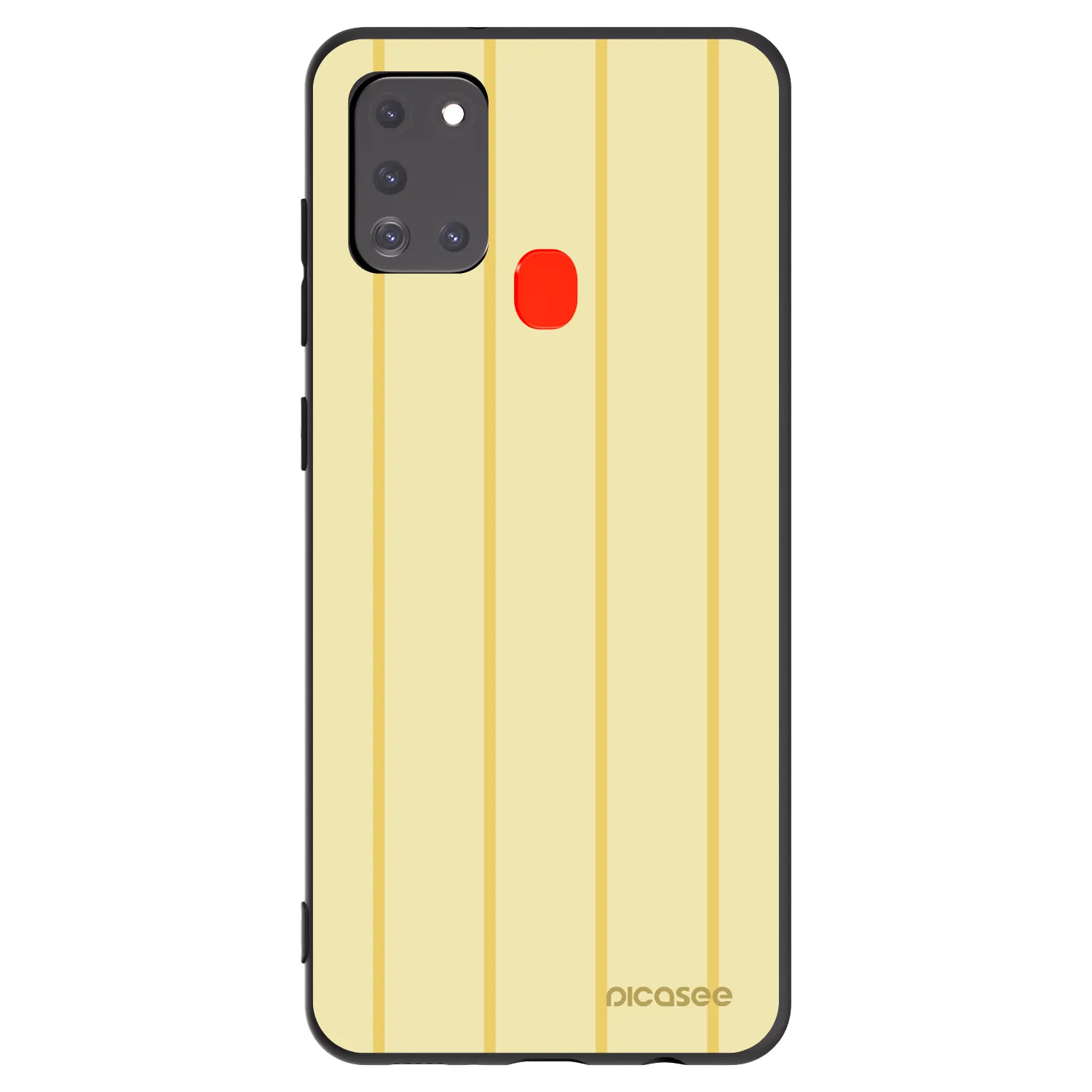 Picasee silikonový černý obal pro Samsung Galaxy A21s - Liquid sunshine