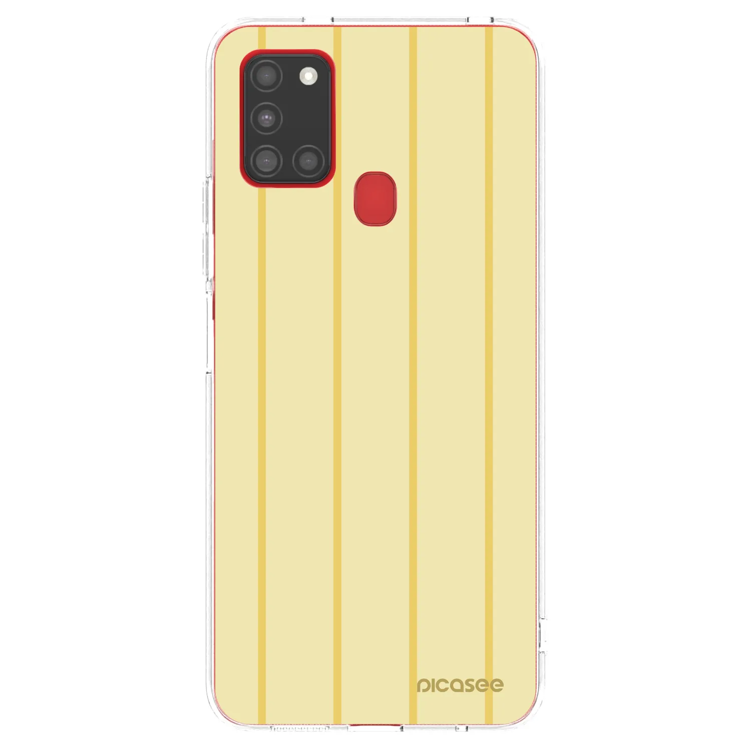 Picasee silikonový průhledný obal pro Samsung Galaxy A21s - Liquid sunshine