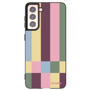 Picasee silikonový černý obal pro Samsung Galaxy S21 5G G991B - Lobby tiles