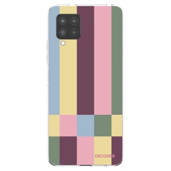 Picasee silikonový průhledný obal pro Samsung Galaxy A42 A426B - Lobby tiles