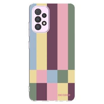 Picasee silikonový průhledný obal pro Samsung Galaxy A32 5G A326B - Lobby tiles