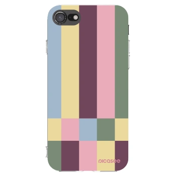 Picasee silikonový průhledný obal pro Apple iPhone SE 2022 - Lobby tiles