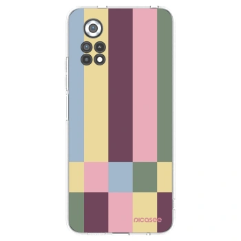 Picasee silikonový průhledný obal pro Xiaomi Poco X4 Pro 5G - Lobby tiles