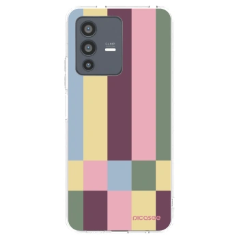 Picasee silikonový průhledný obal pro Vivo V23 5G - Lobby tiles