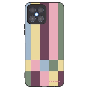 Picasee silikonový černý obal pro Honor X8 4G - Lobby tiles