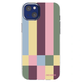 Picasee silikonový průhledný obal pro Apple iPhone 14 Plus - Lobby tiles