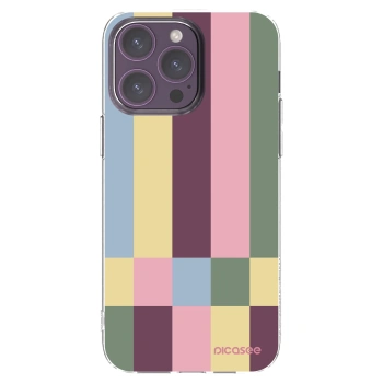 Picasee silikonový průhledný obal pro Apple iPhone 14 Pro Max - Lobby tiles