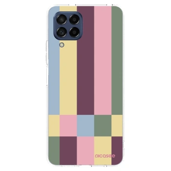 Picasee silikonový průhledný obal pro Samsung Galaxy M53 5G - Lobby tiles