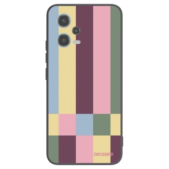 Picasee silikonový černý obal pro Xiaomi Redmi Note 12 5G - Lobby tiles