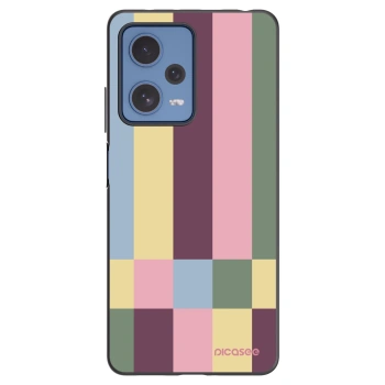 Picasee silikonový černý obal pro Xiaomi Redmi Note 12 Pro 5G - Lobby tiles