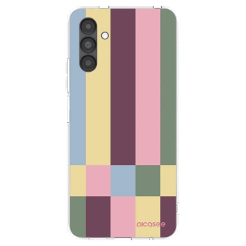 Picasee silikonový průhledný obal pro Samsung Galaxy A04s A047F - Lobby tiles