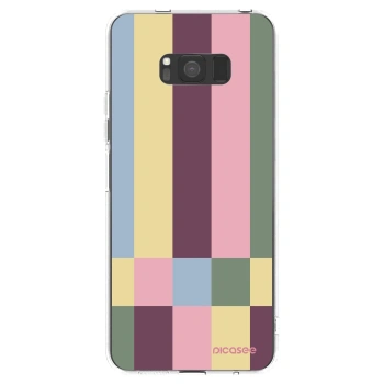 Picasee silikonový průhledný obal pro Samsung Galaxy S8 G950F - Lobby tiles