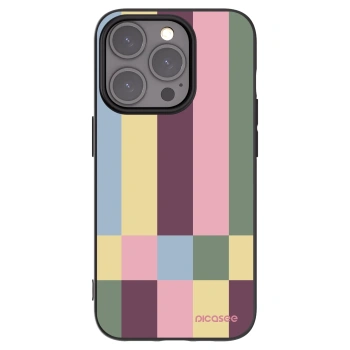 Picasee silikonový černý obal pro Apple iPhone 15 Pro - Lobby tiles