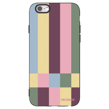 Picasee silikonový černý obal pro Apple iPhone 6/6S - Lobby tiles