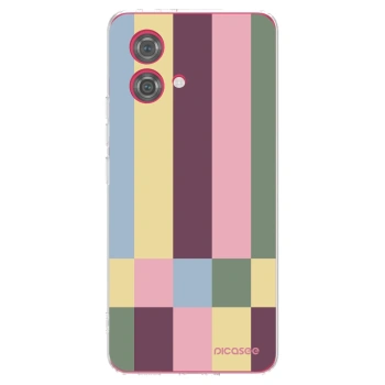 Picasee silikonový průhledný obal pro Motorola Moto G84 5G - Lobby tiles