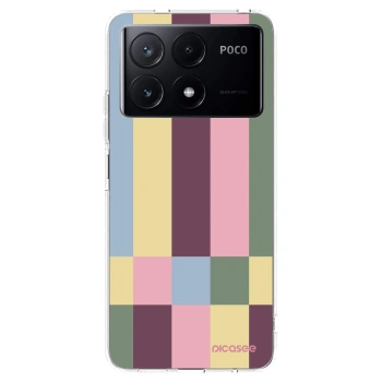 Picasee silikonový průhledný obal pro Xiaomi Poco X6 Pro - Lobby tiles