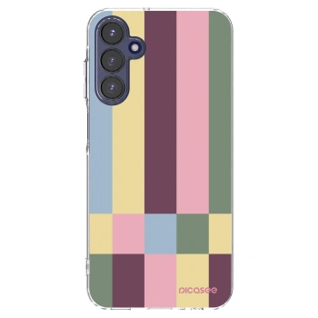 Picasee silikonový průhledný obal pro Samsung Galaxy A15 A155F 4G - Lobby tiles